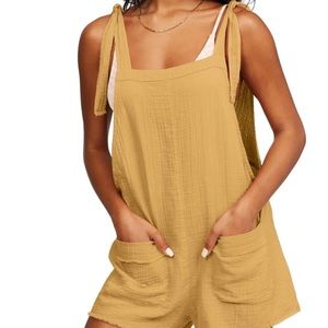 Billabong Girl on the Run romper overalls